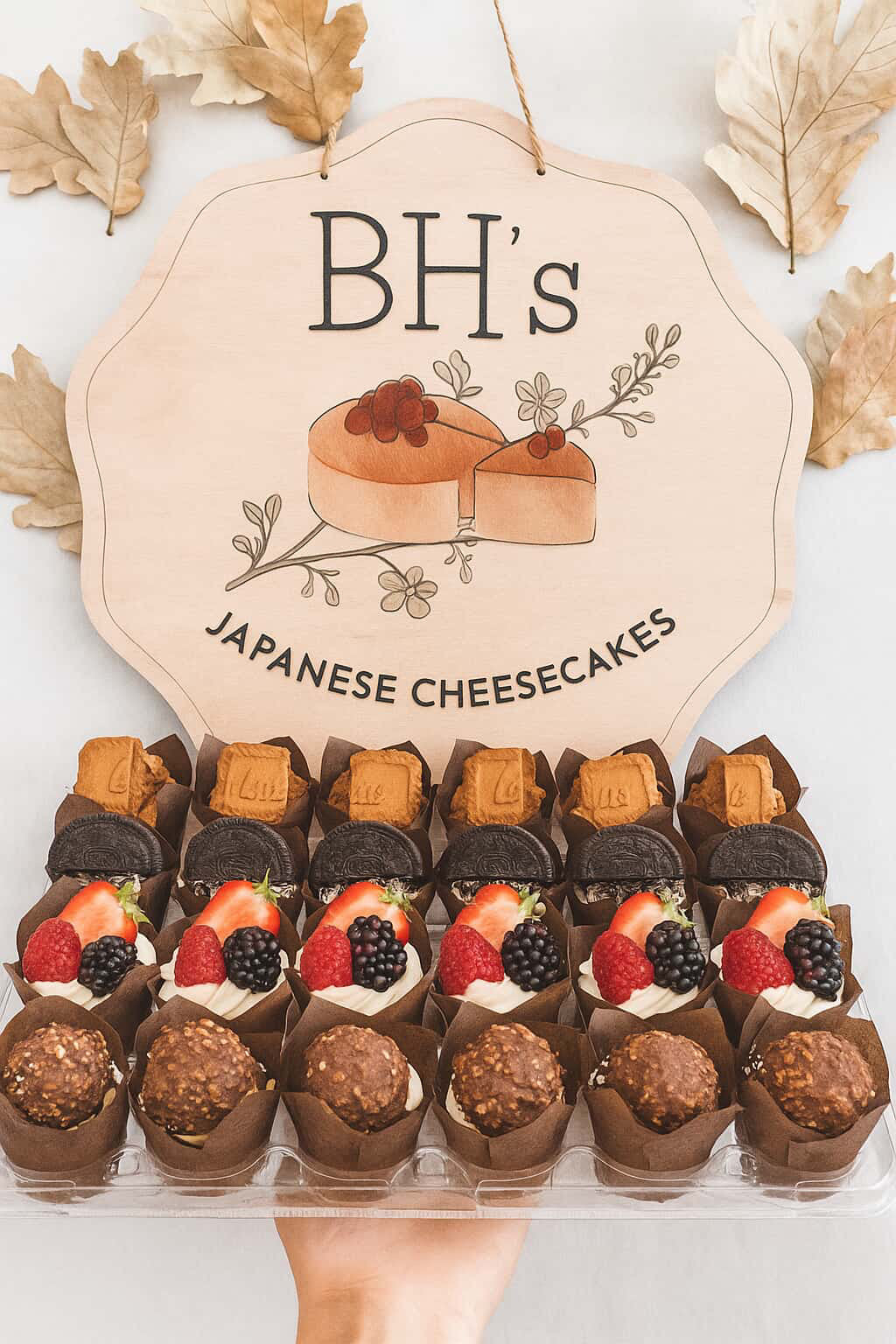 2 Dozens of Japanese Cheesecake (Bite Size)